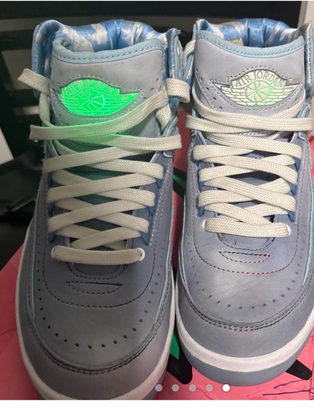 Air Jordan Light Blue High Top Sneakers